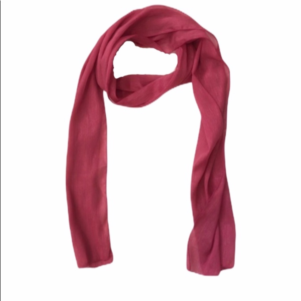🆕 NWOT Sheer, Lightweight Pink Scarf
